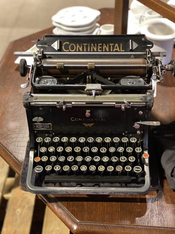 Antieke typemachine Continental