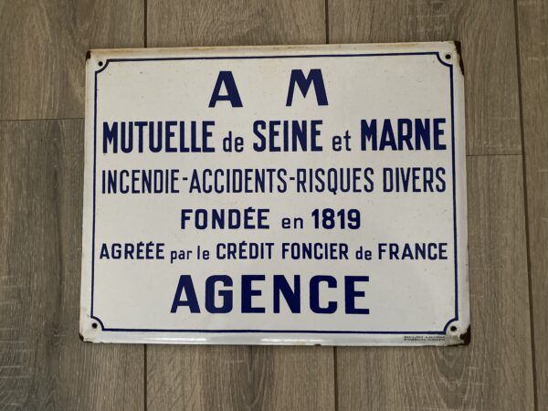 Emaille bord Frankrijk