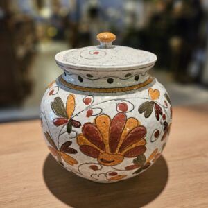italiaanse pot met deksel keramiek