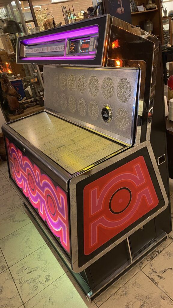 rechterzijaanzicht jukebox