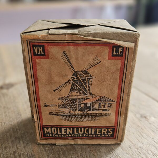 vintage verpakking Molen lucifers