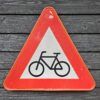 waarschuwingsbord fietsers