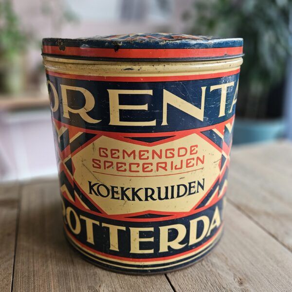 vintage blik Orenta Rotterdam