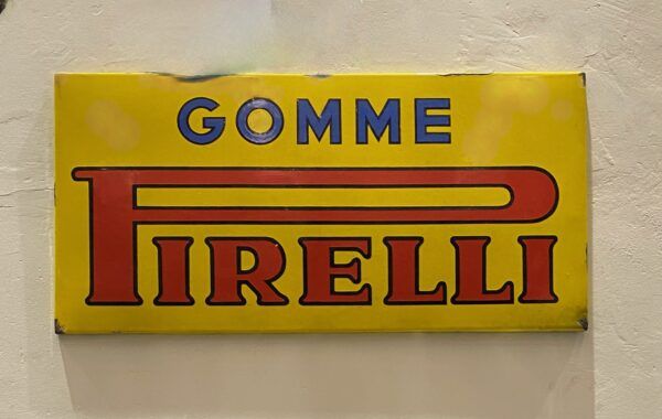 Emaille reclamebord Pirelli