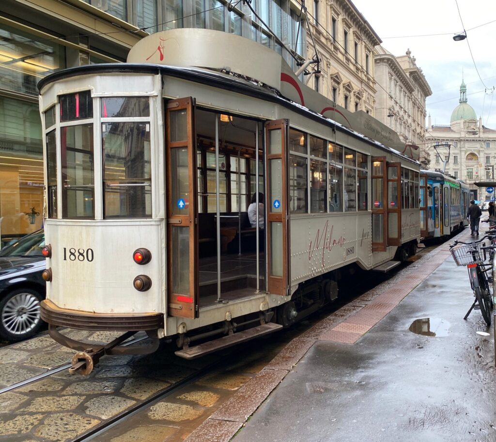 oude tram in Milaan